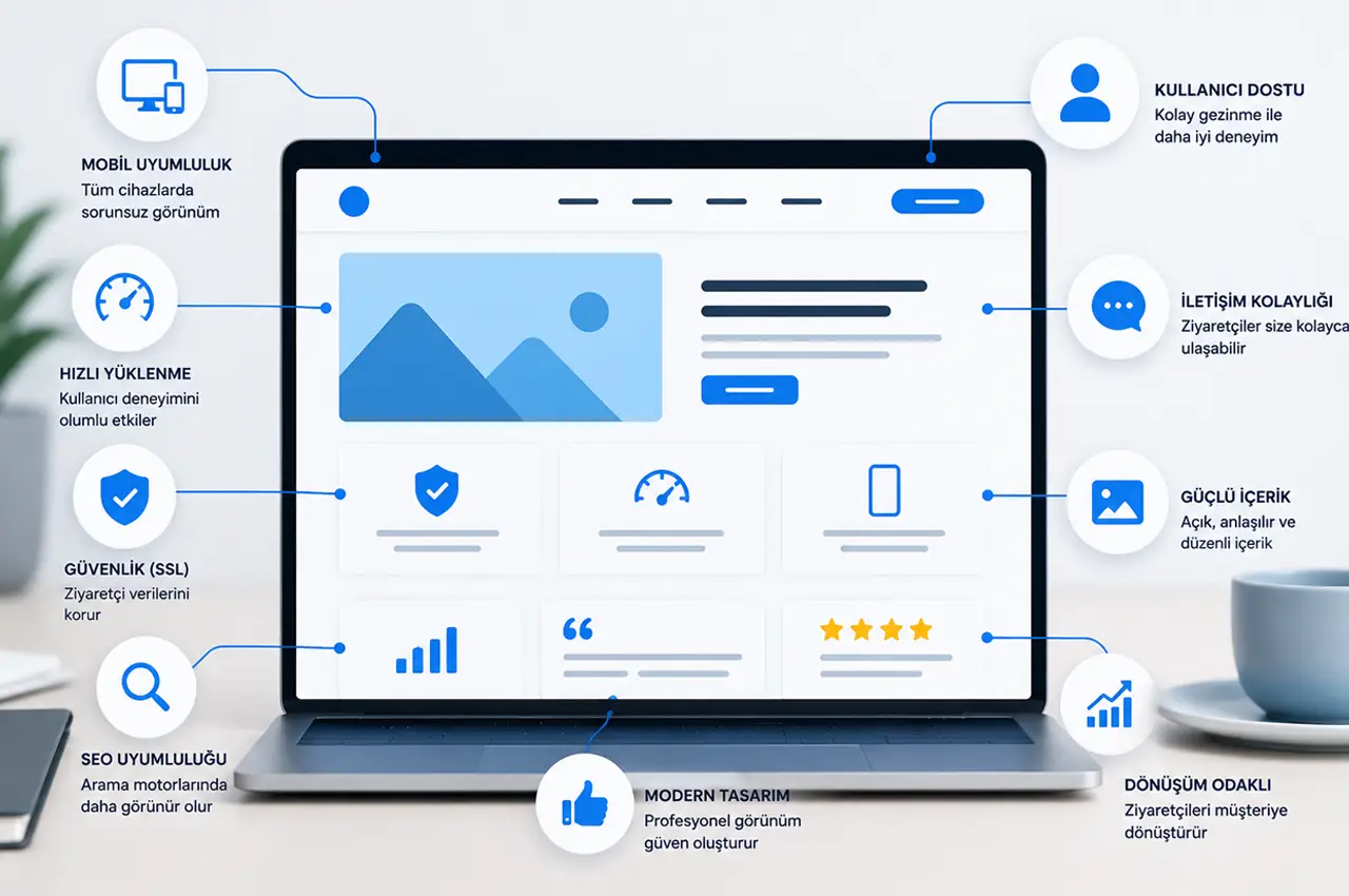 İyi Bir Web Sitesinde Olması Gereken Özellikler İyi Bir Web Sitesinde Olması Gereken Özellikler